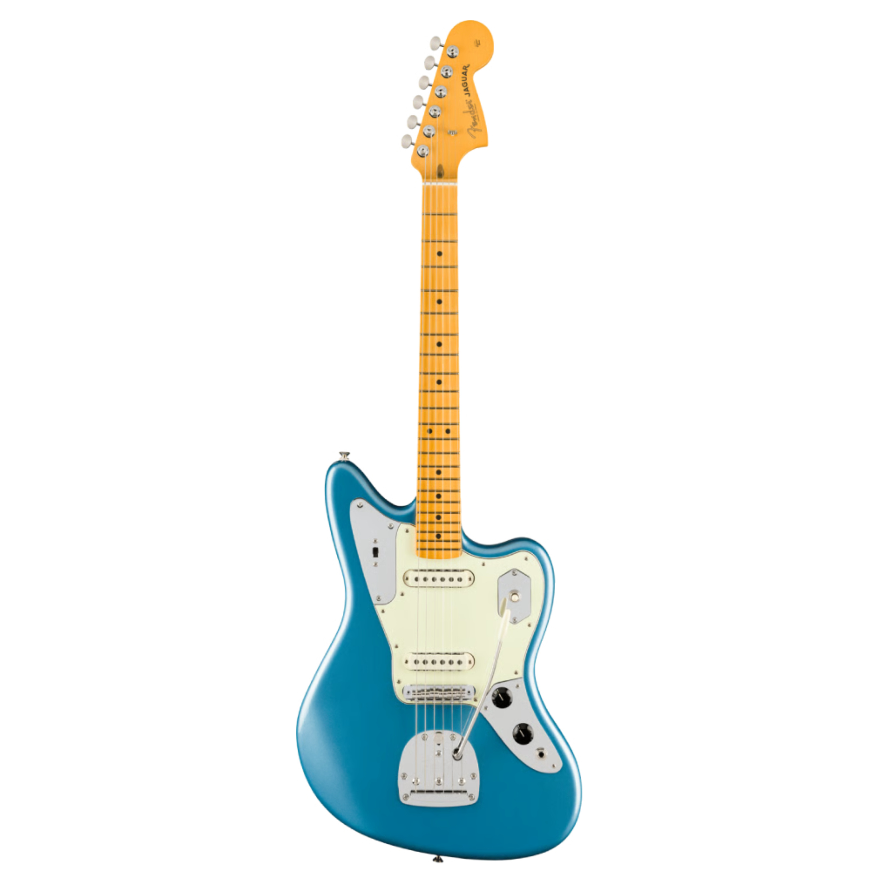 Fender American Professional Classic Jaguar Akçaağaç Klavye Faded Lake Placid Blue Elektro Gitar